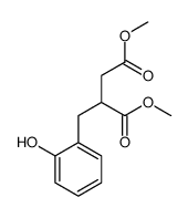 dimethyl 2-[(2-hydroxyphenyl)methyl]butanedioate结构式