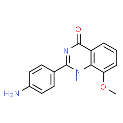 4(1H)-Quinazolinone,2-(4-aminophenyl)-8-methoxy- (9CI) Structure