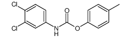 p-tolyl (3,4-dichlorophenyl)carbamate结构式