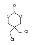 5,5-dichloromethyl-2-thia-1,3-dioxane 2-oxide Structure