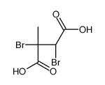 (2R,3R)-2,3-dibromo-2-methylbutanedioic acid结构式