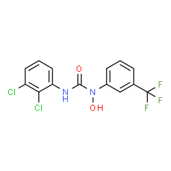 3-(2,3-DICHLOROPHENYL)-1-HYDROXY-1-(3-(TRIFLUOROMETHYL)PHENYL)UREA Structure