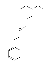 N,N-Diethyl-3-(phenethyloxy)propylamine结构式