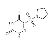 1,2,4-Triazine-3,5(2H,4H)-dione,6-(1-pyrrolidinylsulfonyl)- picture