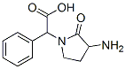 1-Pyrrolidineacetic acid,3-amino-2-oxo--alpha--phenyl-结构式