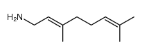 3,7-dimethyl-2,6-octadienylamine Structure