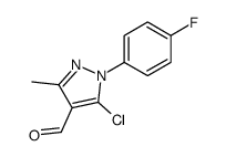 5-chloro-1-(4-fluorophenyl)-3-methylpyrazole-4-carbaldehyde picture