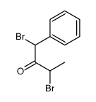 1,3-dibromo-1-phenylbutan-2-one Structure