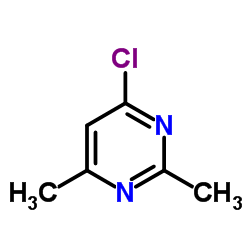 4-氯-2,6-二甲基嘧啶结构式