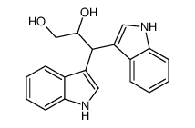 3,3-bis(1H-indol-3-yl)propane-1,2-diol Structure