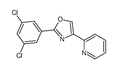 2-(3,5-dichlorophenyl)-4-pyridin-2-yl-1,3-oxazole Structure