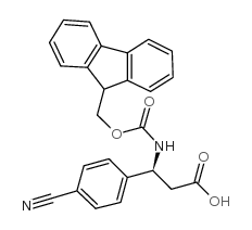 Fmoc-(S)-3-氨基-3-(4-氰基苯基)丙酸图片