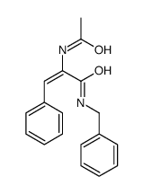 2-acetamido-N-benzyl-3-phenylprop-2-enamide Structure