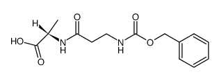 Cbz-β-Ala-L-Ala-OH Structure