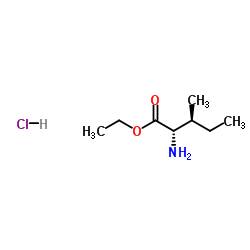L-异亮氨酸乙酯盐酸盐结构式