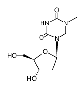 5,6-dihydro-5-azathymidine structure