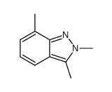 2H-Indazole,2,3,7-trimethyl- Structure