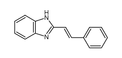 2-[(E)-2-phenylethenyl]-1H-benzimidazole结构式