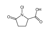 1-chloro-5-oxopyrrolidine-2-carboxylic acid结构式