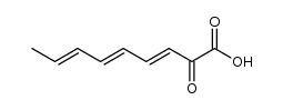 2-oxo-nona-3,5,7-trienoic acid Structure