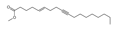 methyl octadec-5-en-9-ynoate Structure