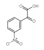 Benzeneacetic acid,3-nitro-a-oxo-结构式