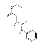 ethyl (3S)-3-[methyl-[(1S)-1-phenylethyl]amino]butanoate结构式