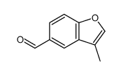 5-Benzofurancarboxaldehyde, 3-methyl- (9CI) structure