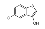 5-chloro-benzo[b]thiophen-3-ol结构式