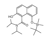 N,N-diisopropyl-8-(tert-butyldimethylsilyloxy)-2-hydroxy-1-naphthamide结构式