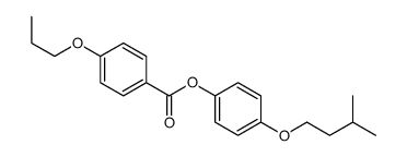 [4-(3-methylbutoxy)phenyl] 4-propoxybenzoate结构式