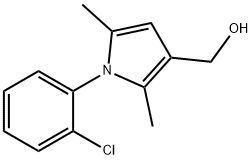 1-(2-chlorophenyl)-2,5-dimethyl-1h-pyrrole-3-methanol结构式