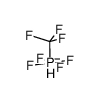 trans-Trifluormethyl-tetrafluor-monohydrido-phosphat-Anion Structure