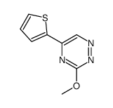 3-Methoxy-5-(2-thienyl)-1,2,4-triazine structure