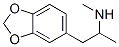 1-benzo[1,3]dioxol-5-yl-N-methyl-propan-2-amine structure