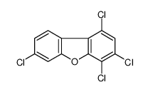 1,3,4,7-tetrachlorodibenzofuran Structure