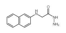 2-(naphthalen-2-ylamino)acetohydrazide结构式