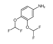 3,4-Bis(difluoromethoxy)aniline structure