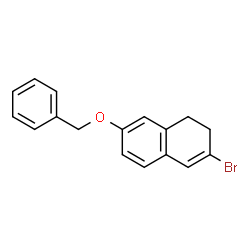 7-(Benzyloxy)-3-bromo-1,2-dihydronaphthalene structure