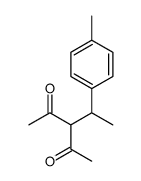 3-(1-P-TOLYLETHYL)PENTANE-2,4-DIONE结构式