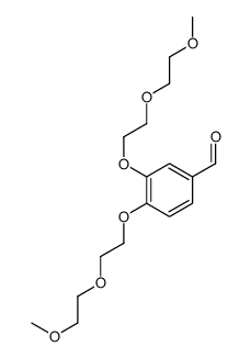 3,4-bis[2-(2-methoxyethoxy)ethoxy]benzaldehyde结构式