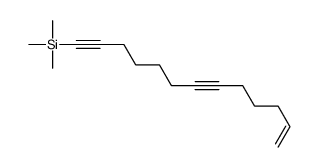 trimethyl(tridec-12-en-1,7-diynyl)silane Structure