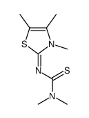 (3E)-1,1-dimethyl-3-(3,4,5-trimethyl-1,3-thiazol-2-ylidene)thiourea结构式