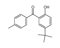 5-tert-butyl-2-hydroxy-4'-methyl-benzophenone Structure