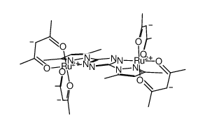 (acac)2Ru(II)(μ-3,6-bis(3,5-dimethylpyrazolyl)-1,2,4,5-tetrazine)Ru(II)(acac)2 Structure