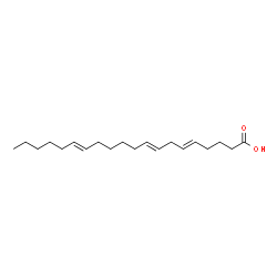 5,8,14-eicosatrienoic acid结构式