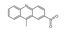 9-methyl-2-nitro-acridine Structure