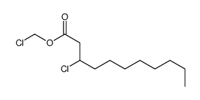 chloromethyl 3-chloroundecanoate结构式