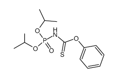 O-phenyl (diisopropoxyphosphinyl)thiocarbamate Structure