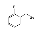 1-fluoro-2-(methylselanylmethyl)benzene结构式